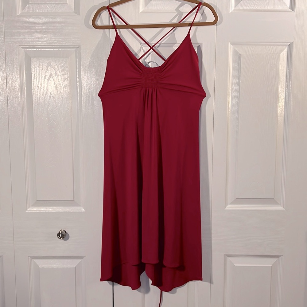 Moda International red strappy dress